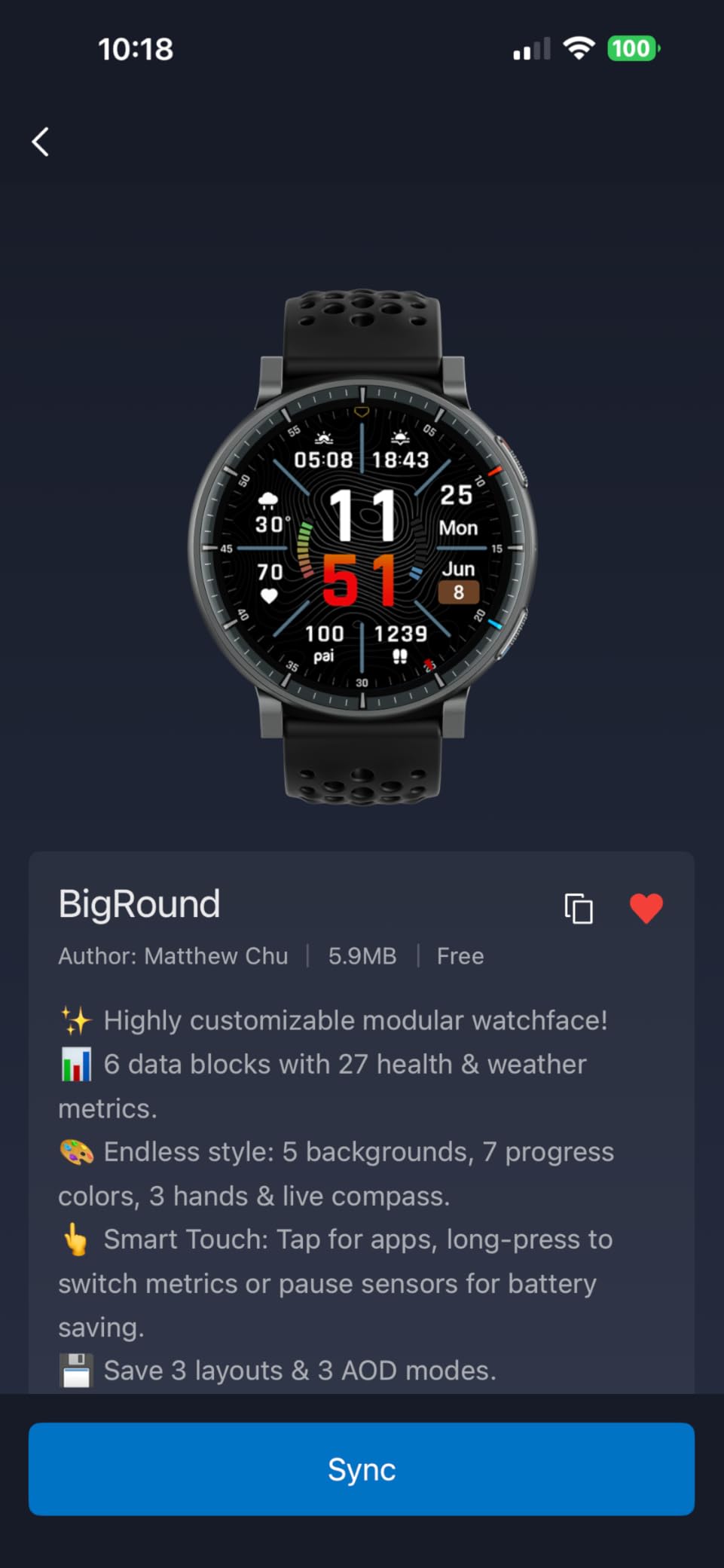Amazfit Active Max Smart Watch 1.5