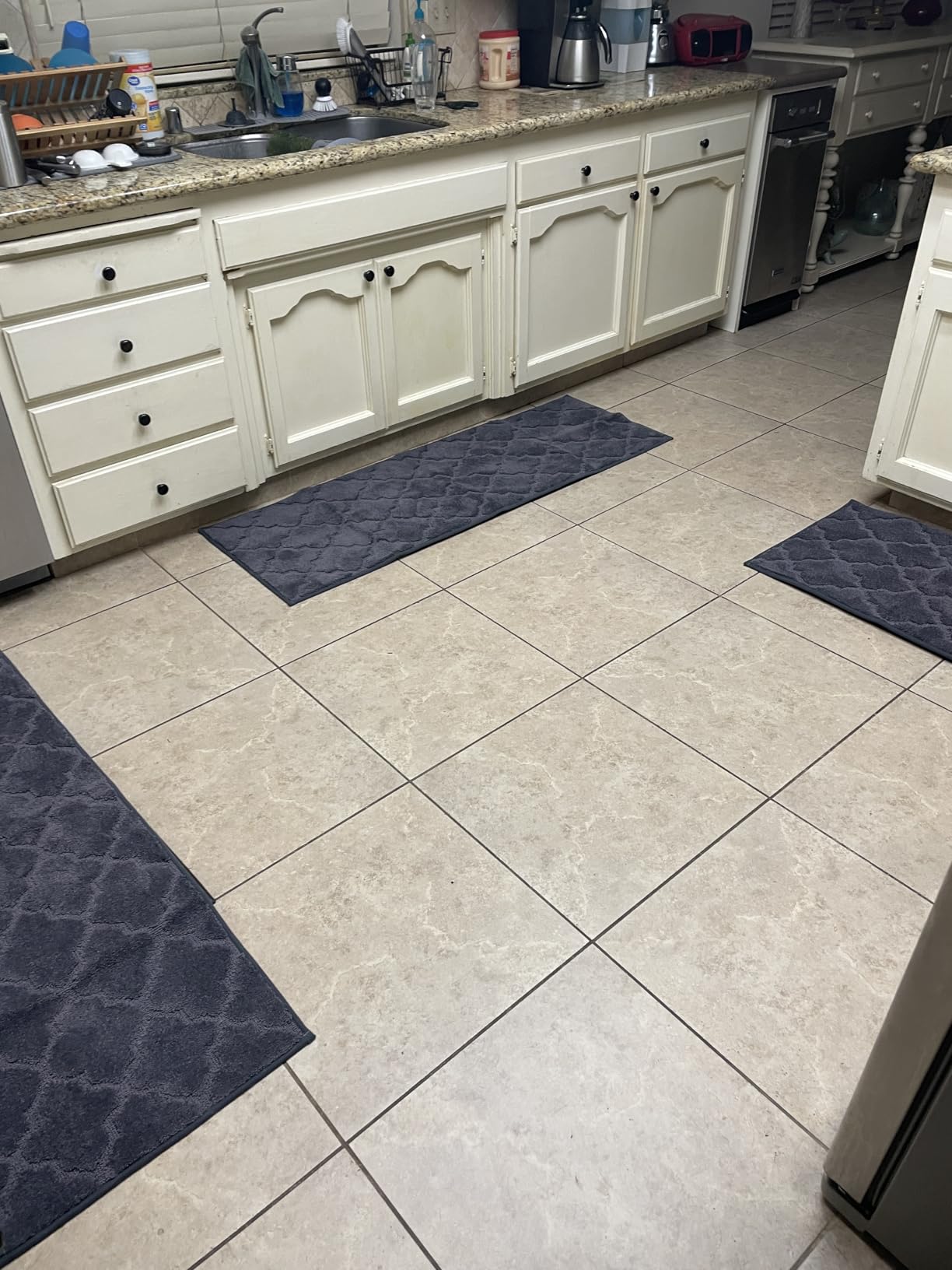 COSY HOMEER Soft Kitchen Floor Mats for in Front of Sink Super Absorbent Kitchen Rugs 20