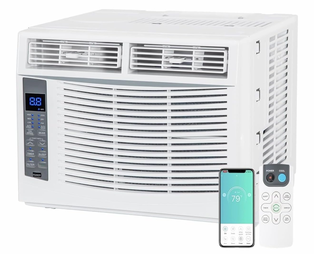 hykolity WiFi Enabled 6,000 BTU Window Air Conditioner customer photo 1
