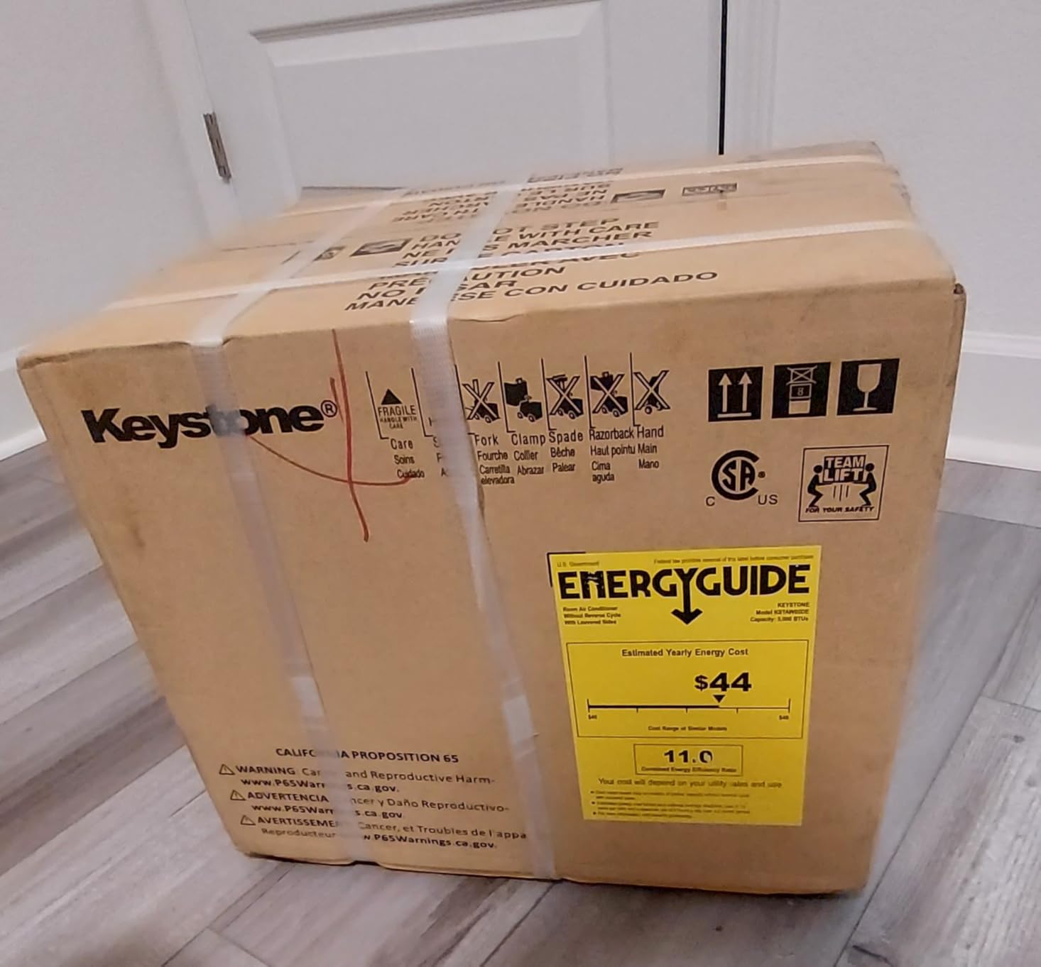 Keystone 5,000 BTU Window Air Conditioner and Dehumidifier, Window AC Units for Apartment, Living Room, Bathroom, and Small Rooms up to 150 Sq. Ft., Quiet Window Air Conditioners with Remote Control customer photo 1
