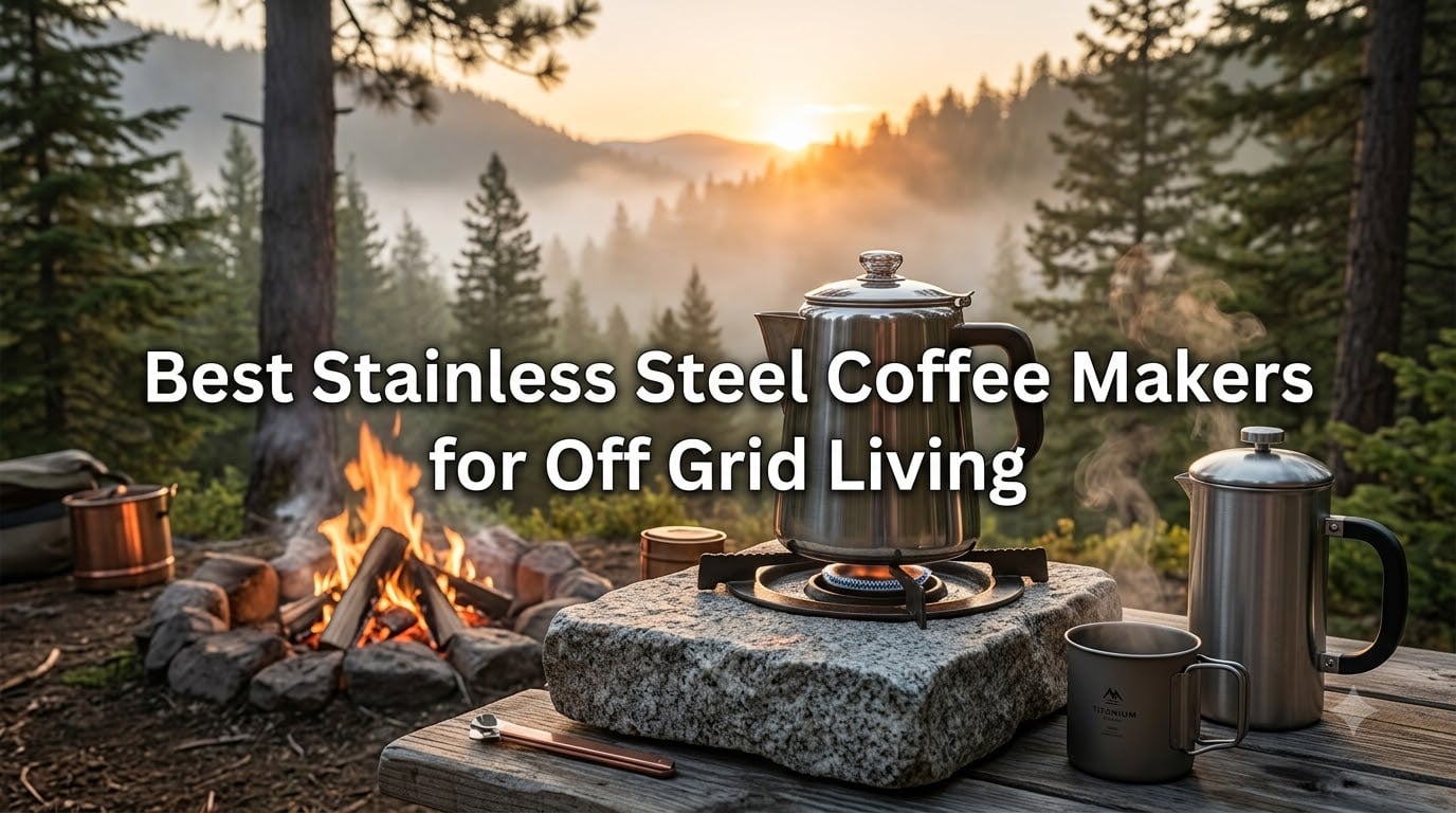 8 Best Stainless Steel Coffee Makers Off Grid (August 2026)