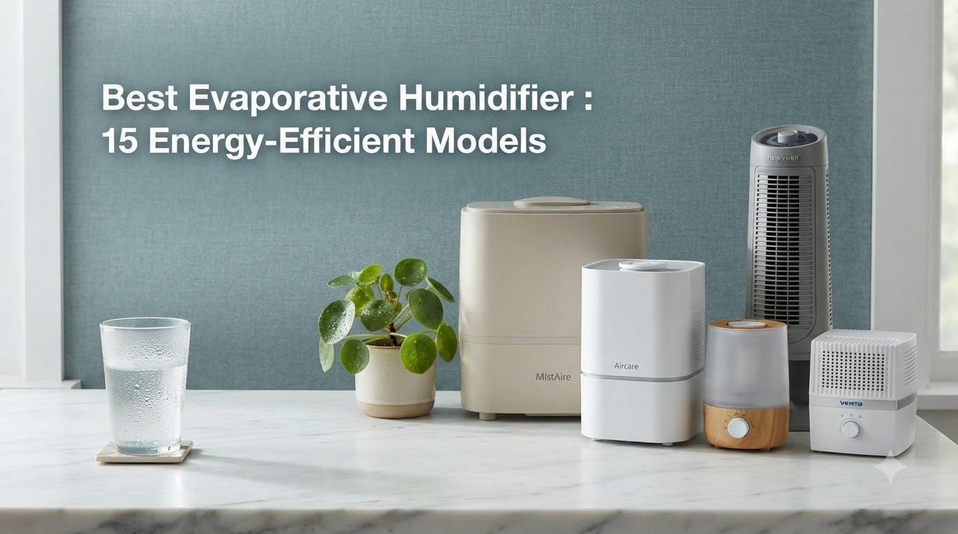 Best Evaporative Humidifier 2026: 15 Energy-Efficient Models