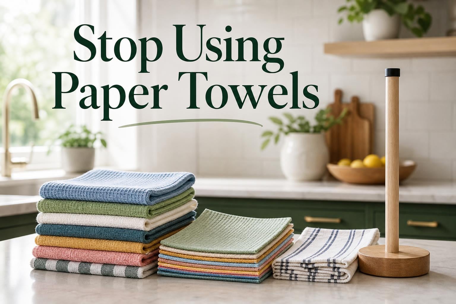 Stop Using Paper Towels: Easy Eco-Friendly Swaps (2026)