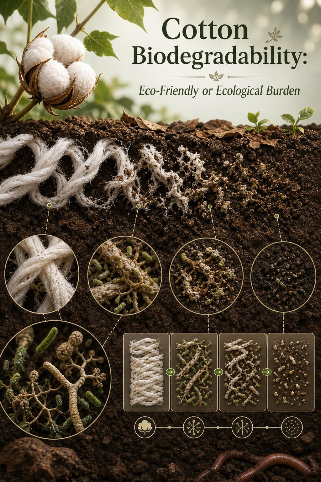 Cotton Biodegradability: Eco-Friendly or Ecological Burden?