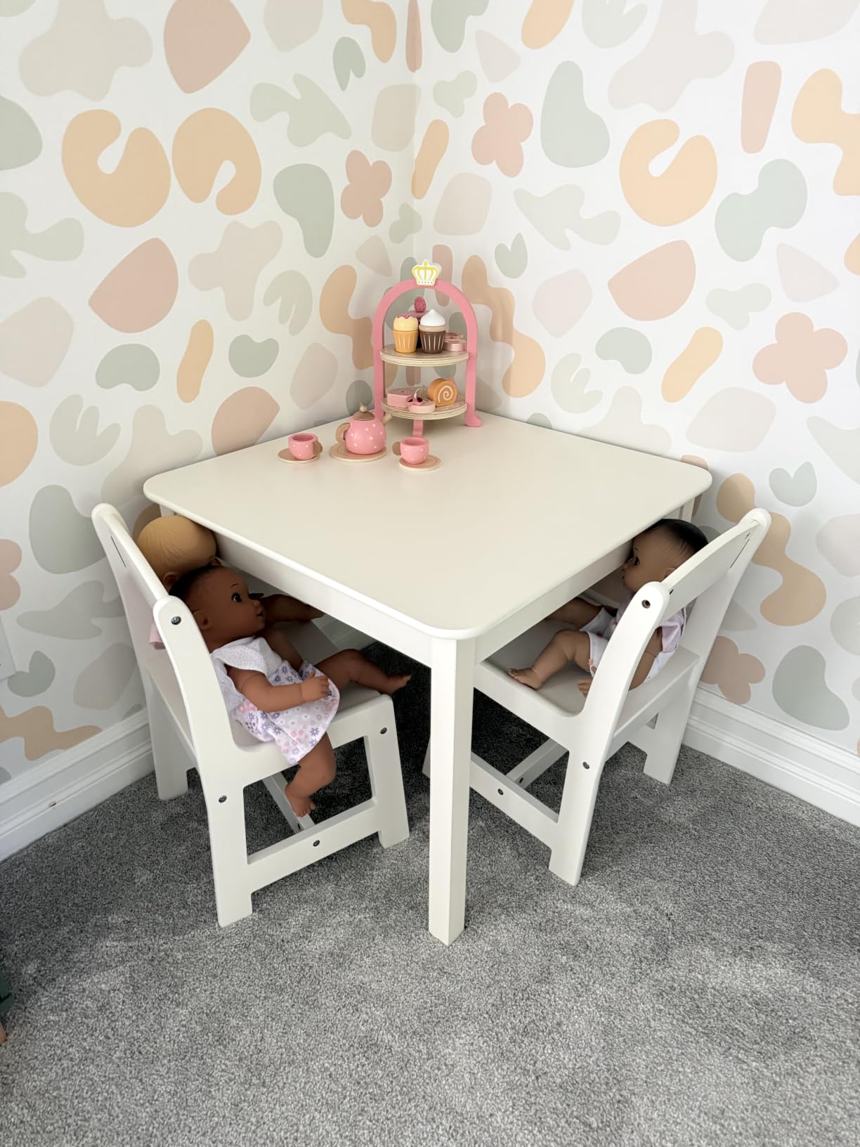 Delta Children MySize Table & 2 Chairs Set, Grey customer photo 1