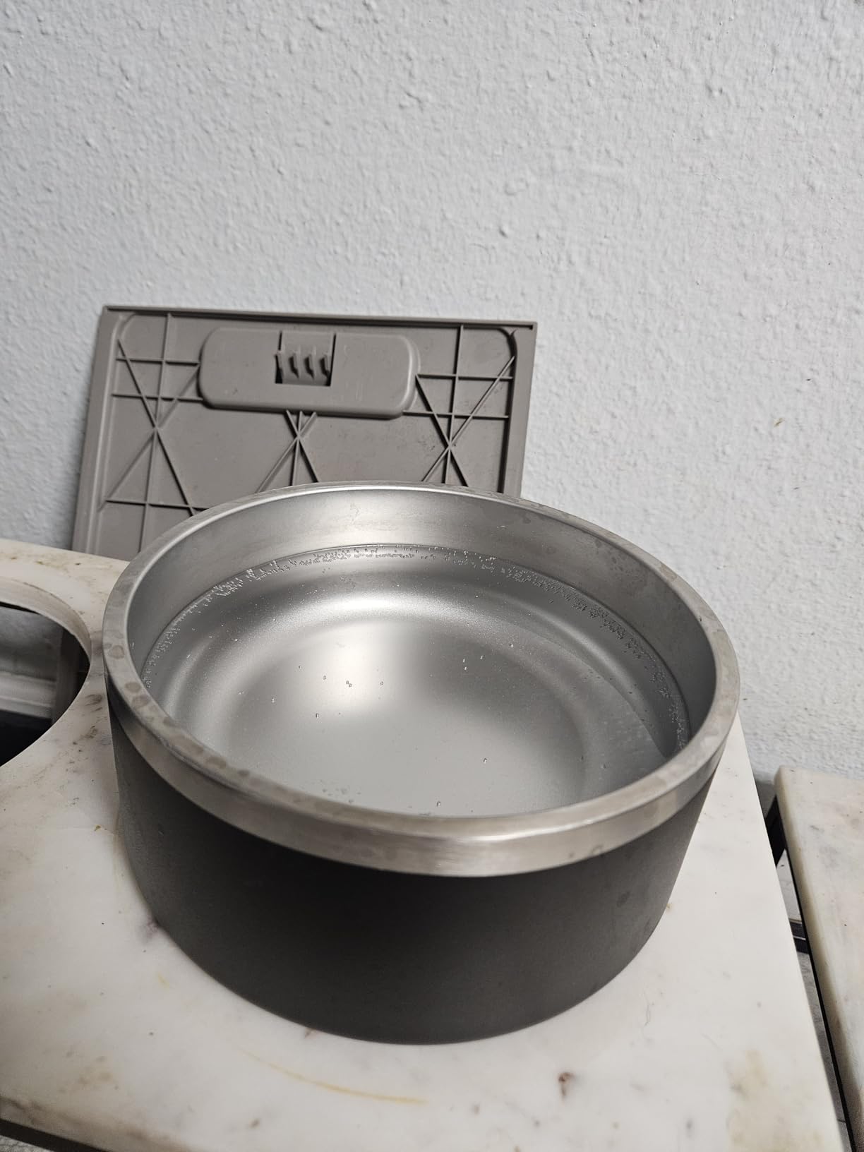 Alpine Set of 2 Stainless Steel Dog Bowls, Double Walled Insulated, Non Slip, Rustproof customer photo 1