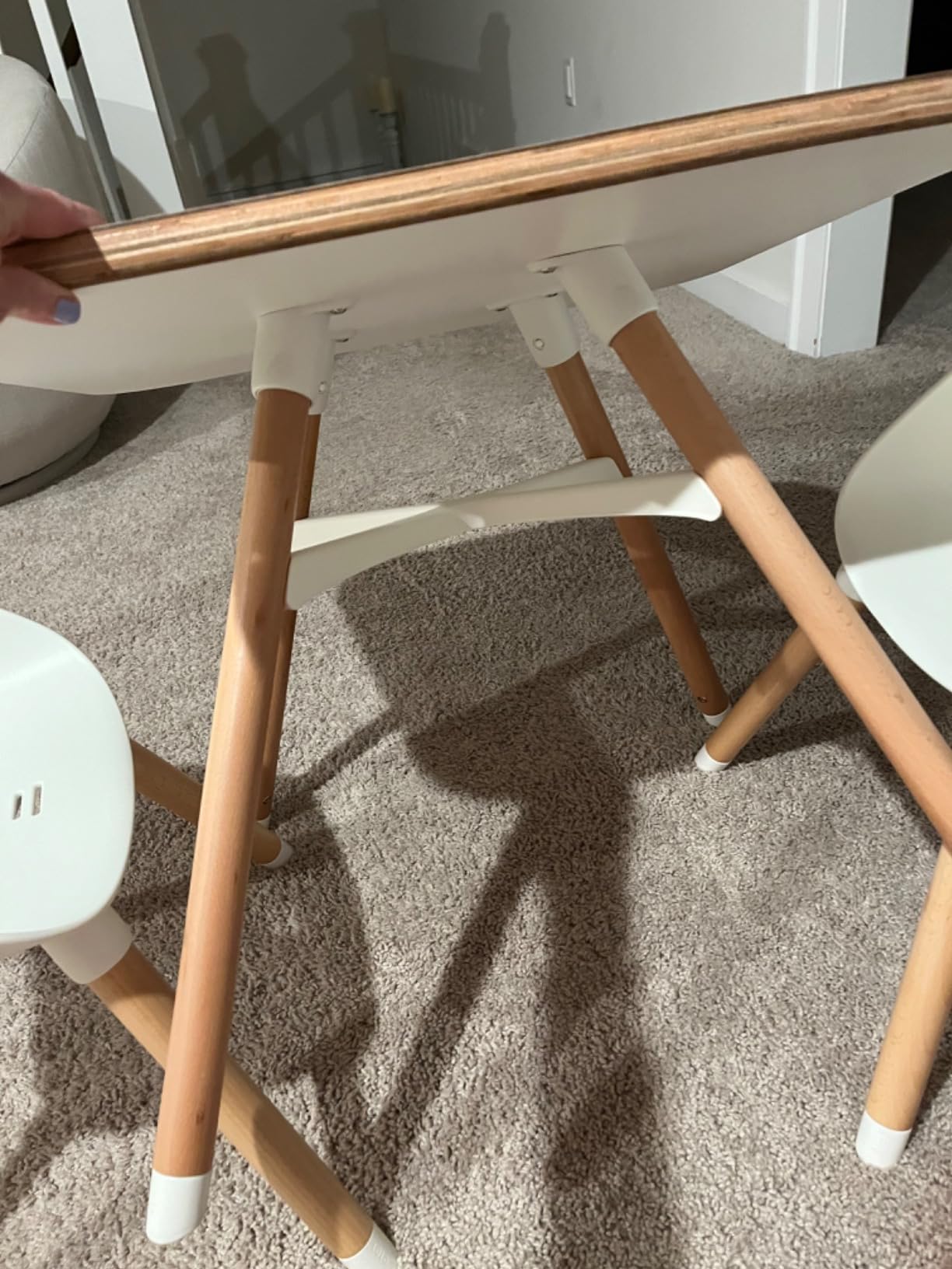Lalo The Play Kit, Wood Toddler Table and 2 Chairs Set, Easy to Clean | Toddler Montessori Table and Two Chair Set for Playroom, Easy to Clean & Assemble, Eco Non-Toxic Materials customer photo 2