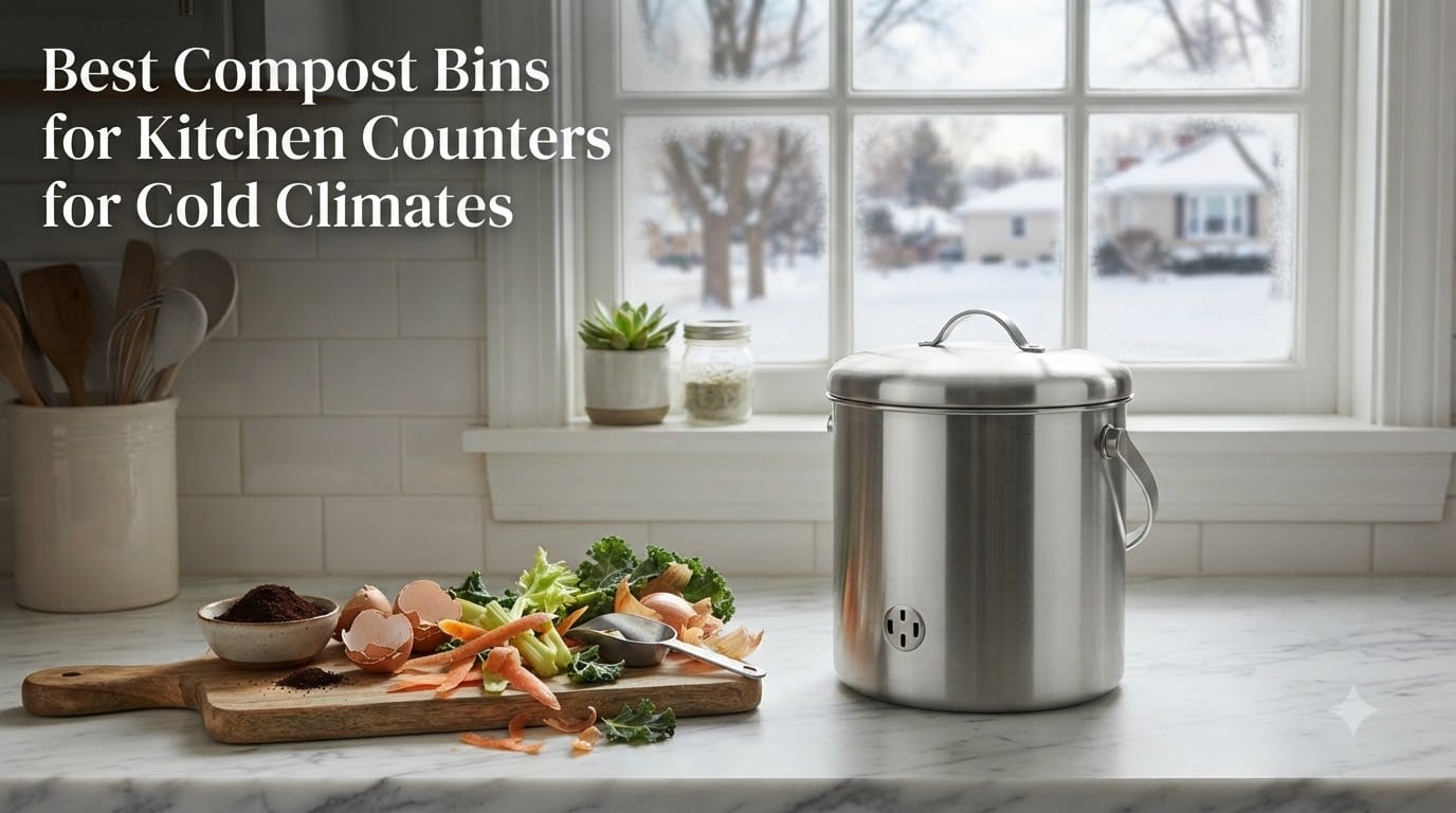 12 Best Compost Bins for Kitchen Counters for Cold Climates 2026