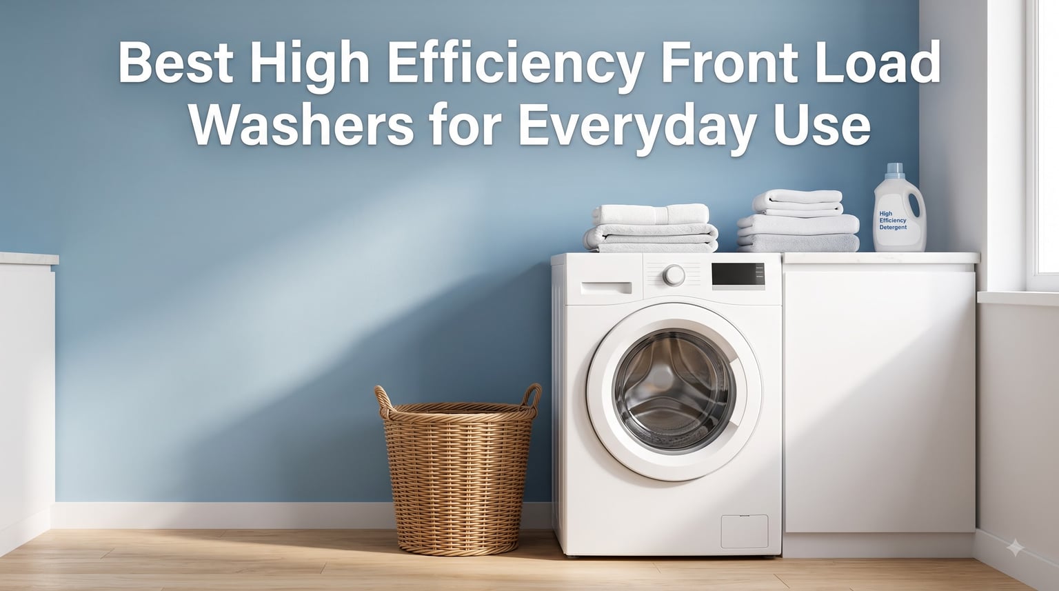 8 Best High Efficiency Front Load Washers (August 2026)