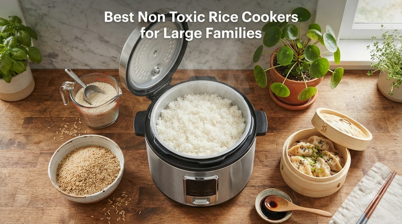 8 Best Non Toxic Rice Cookers for Large Families (August 2026)