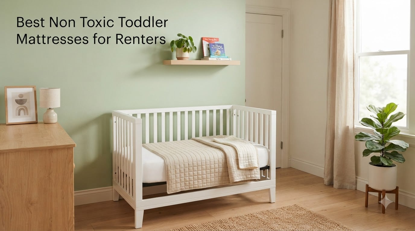 8 Best Non Toxic Toddler Mattresses for Renters (August 2026)