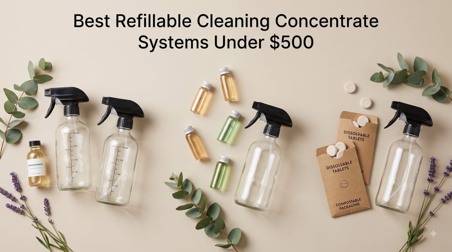 8 Best Refillable Cleaning Concentrate Systems Under $500 (2026)