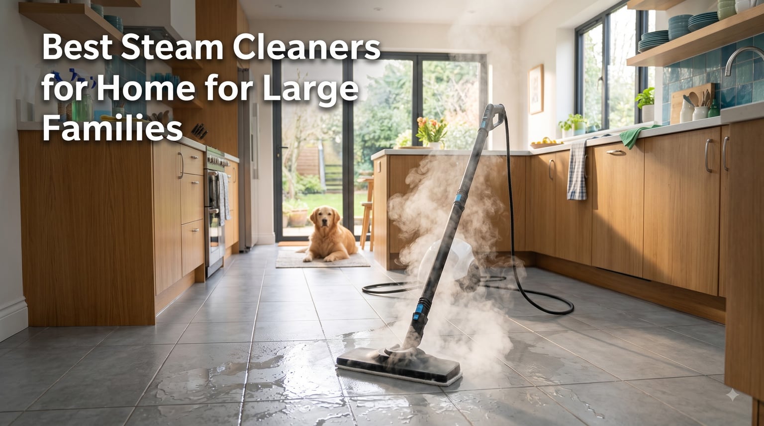 8 Best Steam Cleaners for Home for Large Families (August 2026)