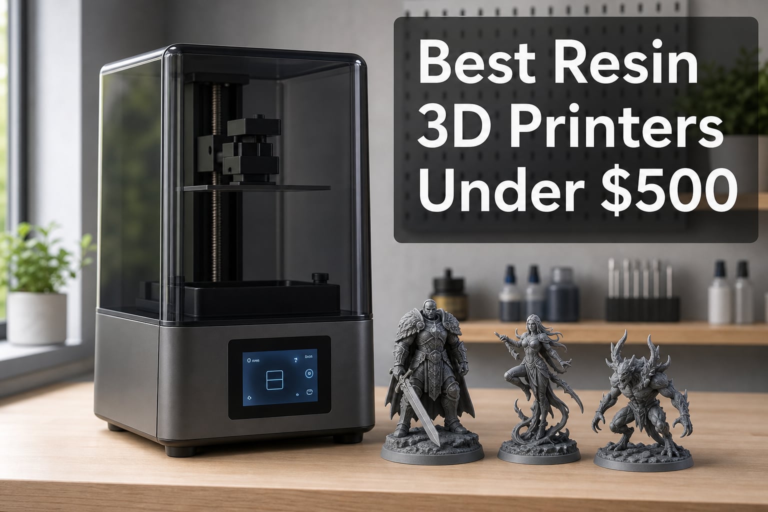 8 Best Resin 3D Printers Under $500 (August 2026