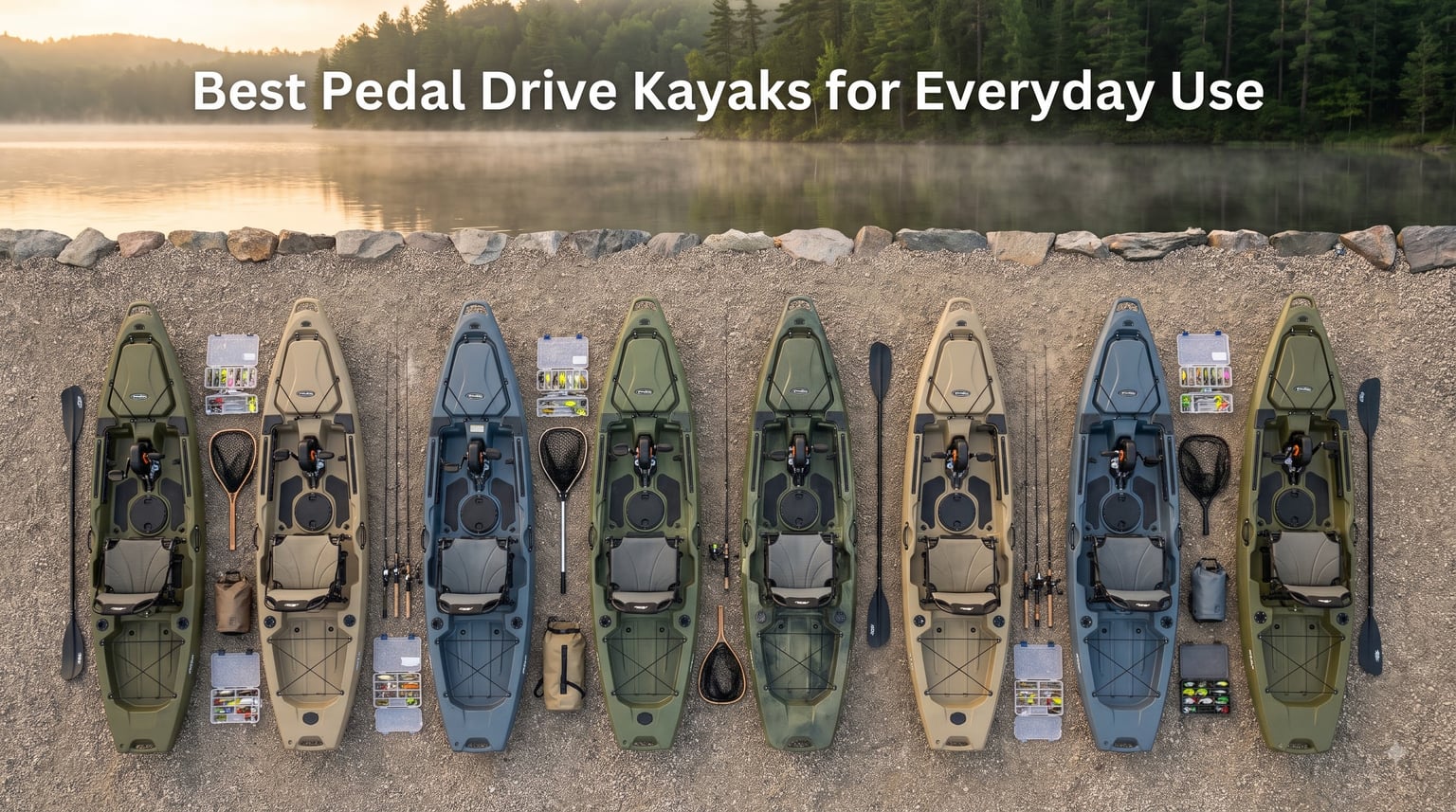 8 Best Pedal Drive Kayaks for Everyday Use (August 2026)