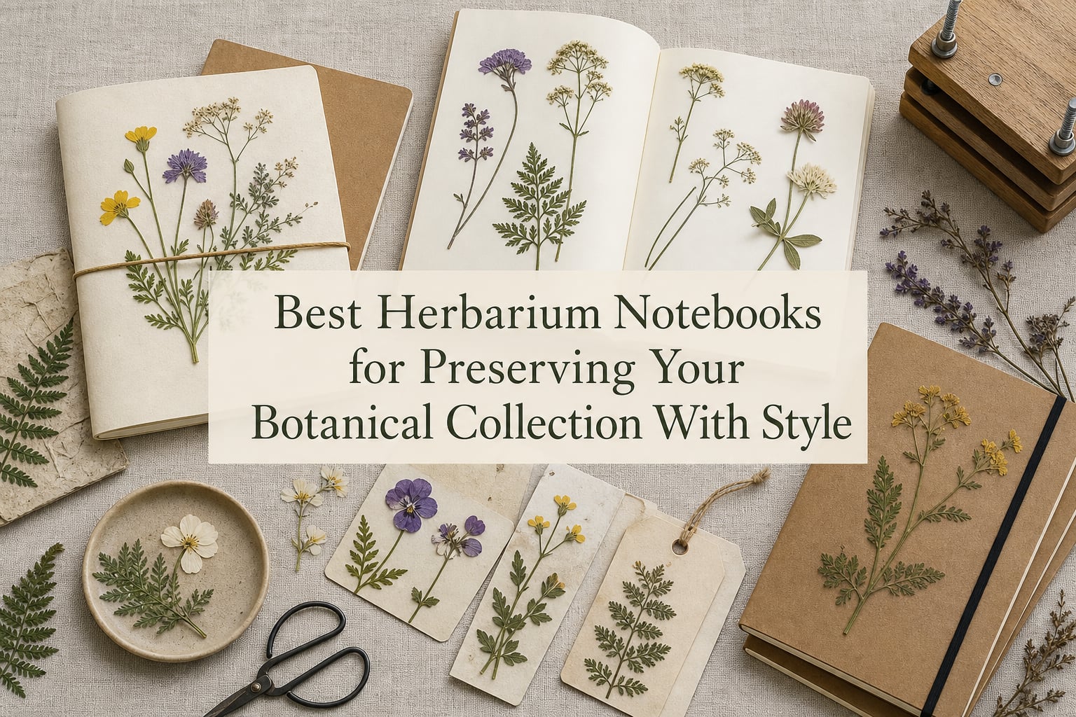 8 Best Herbarium Notebooks for Pressed Flowers (August 2026)