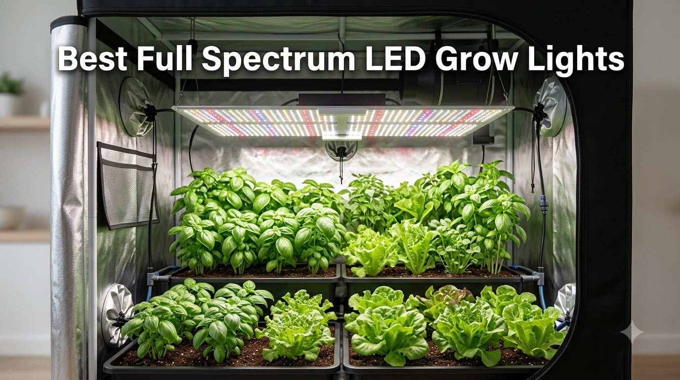8 Best Full Spectrum LED Grow Lights (October 2026)