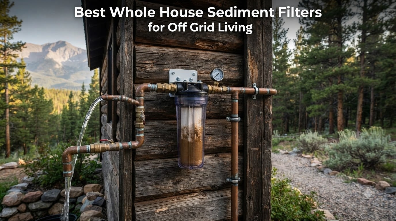 8 Best Whole House Sediment Filters for Off Grid Living (2026)