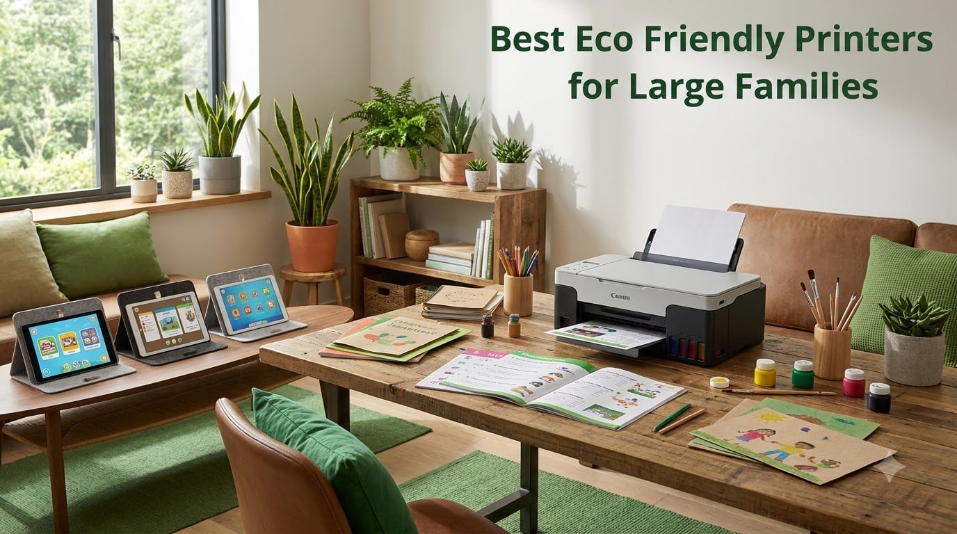 8 Best Eco Friendly Printers for Large Families (September 2026)