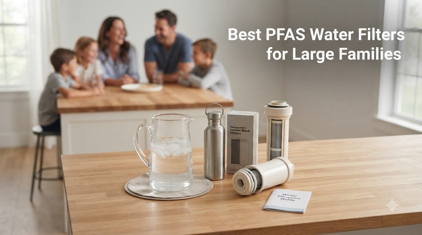 9 Best PFAS Water Filters for Large Families (September 2026)