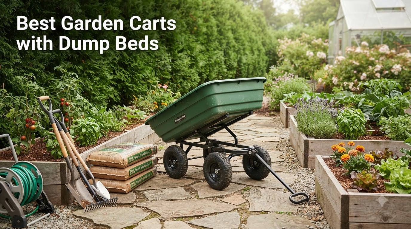 8 Best Garden Carts with Dump Beds Reviewed (September 2026)
