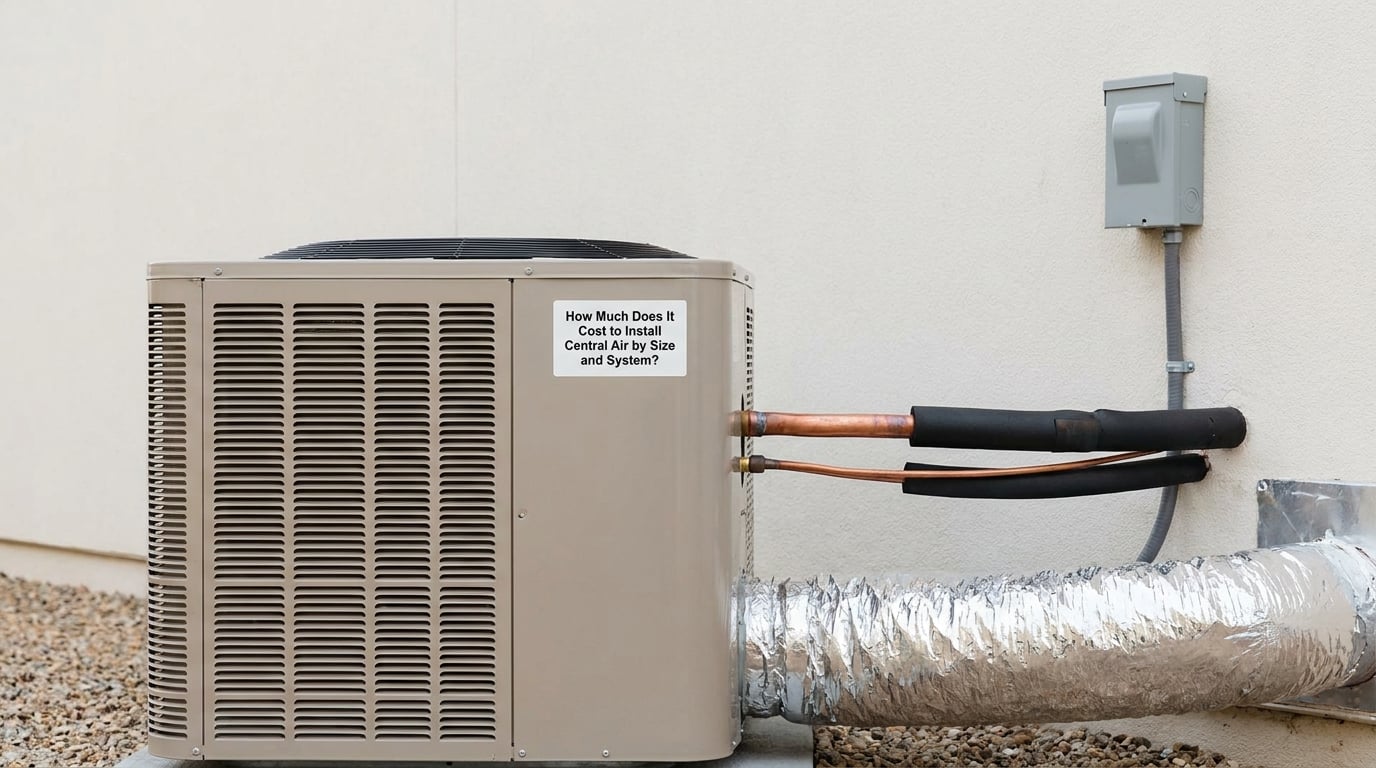How Much Does It Cost to Install Central Air by Size and System?