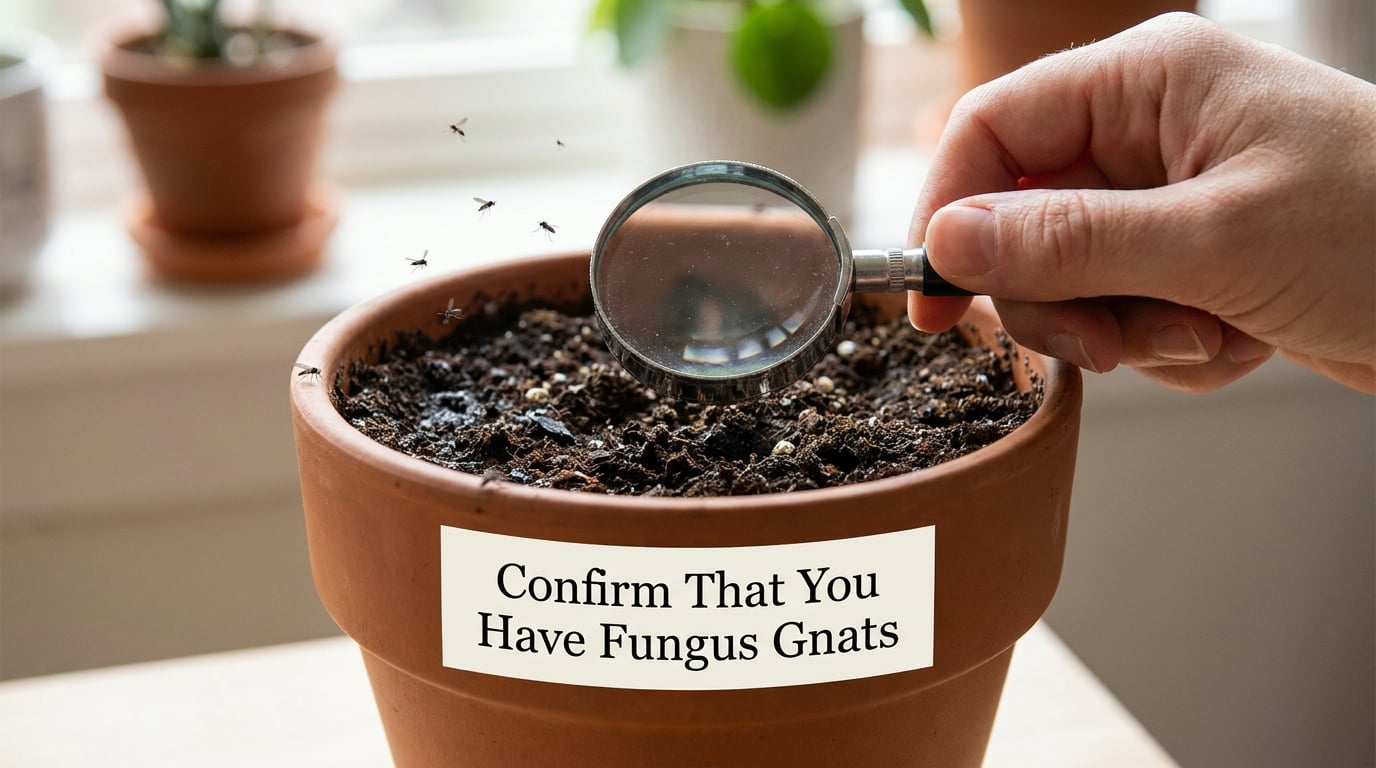 Confirm That You Have Fungus Gnats