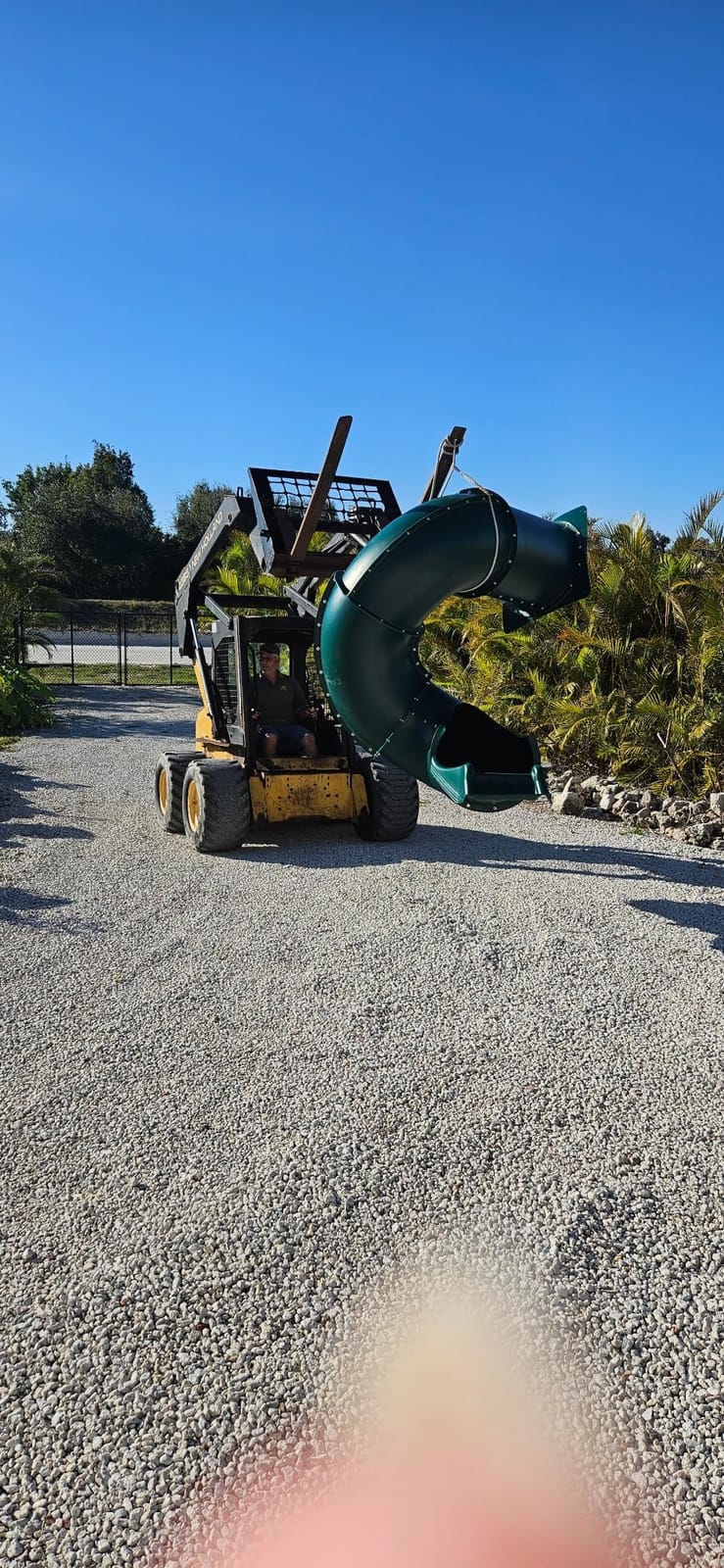 Swing-N-Slide 7 ft.Turbo Tube Slide, Yellow customer photo 2