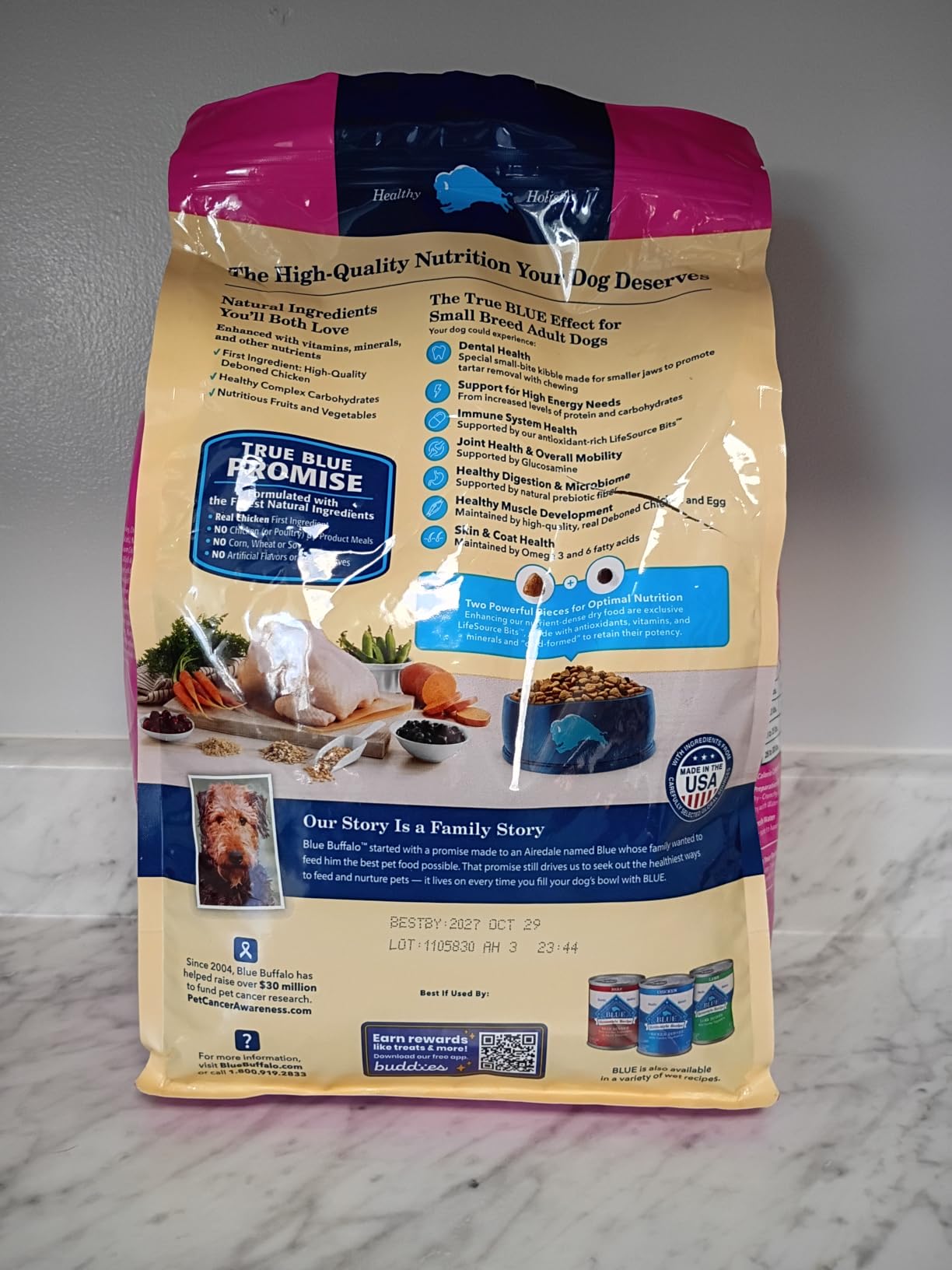 Blue Buffalo Life Protection Formula Chicken Small Breed Dry Dog Food, 15lb customer photo 2