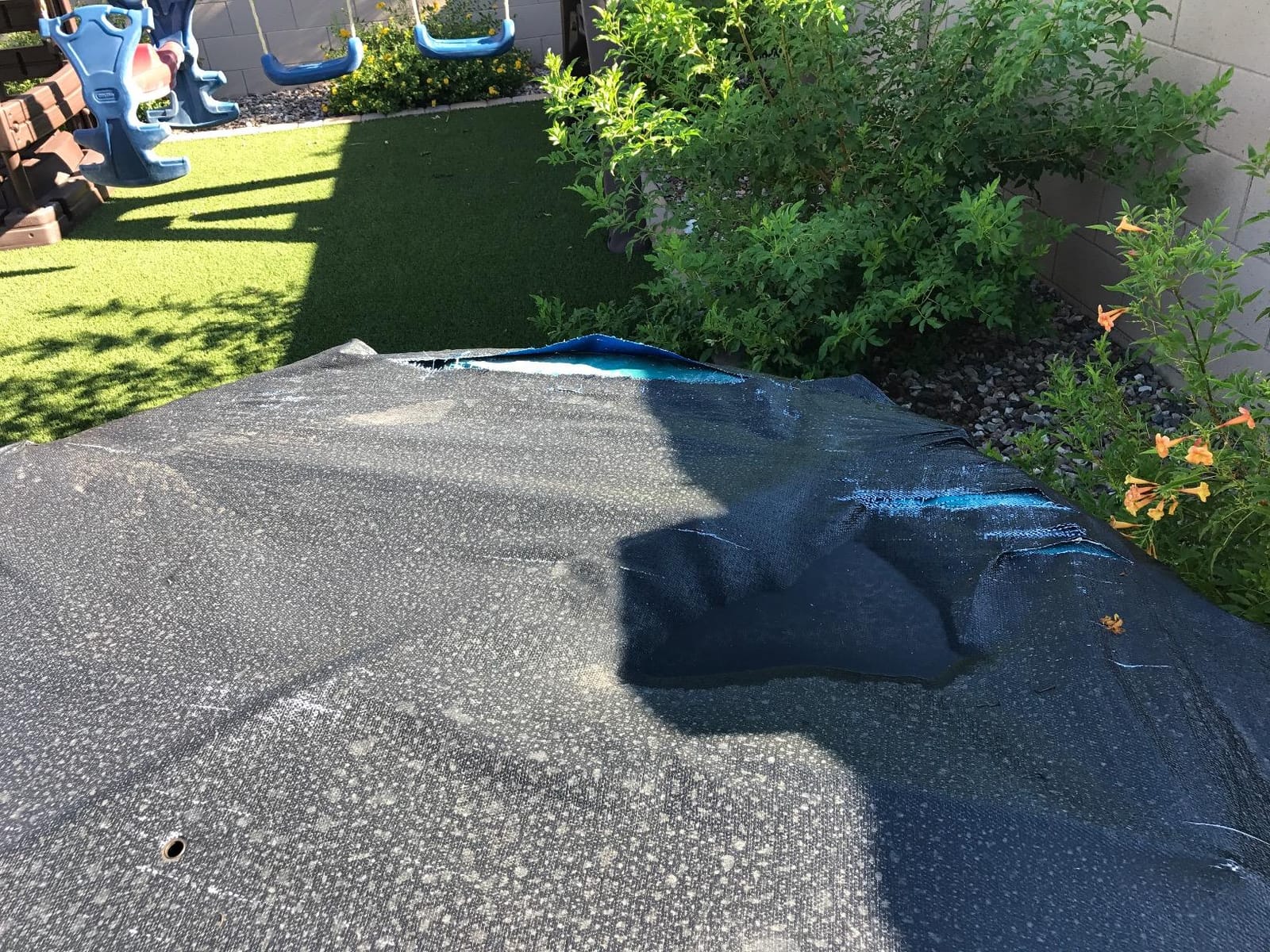 Upper Bounce Machrus Round Trampoline Weather Cover, Heavy Duty Weather-Resistant Tarp, Protective Accessories customer photo 2