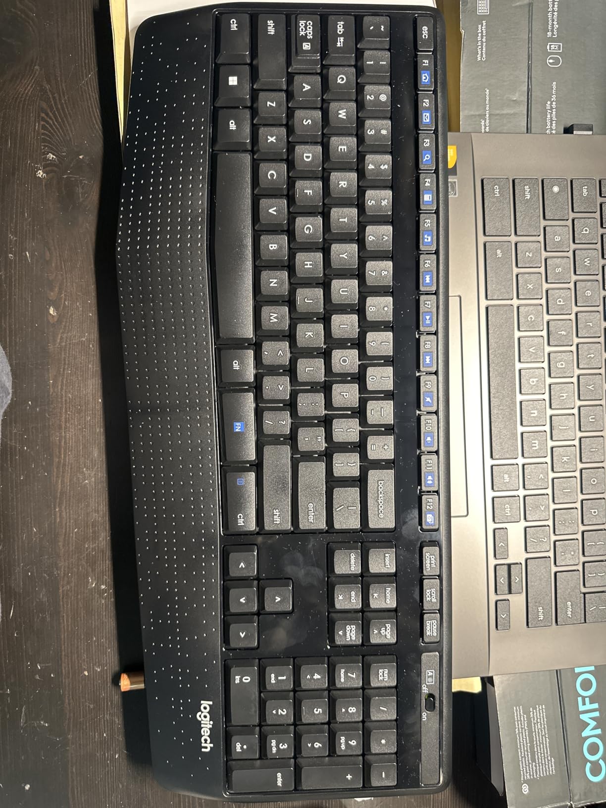 Logitech MK345 Full Size Wireless Keyboard and Mouse Combo - Black customer photo 1