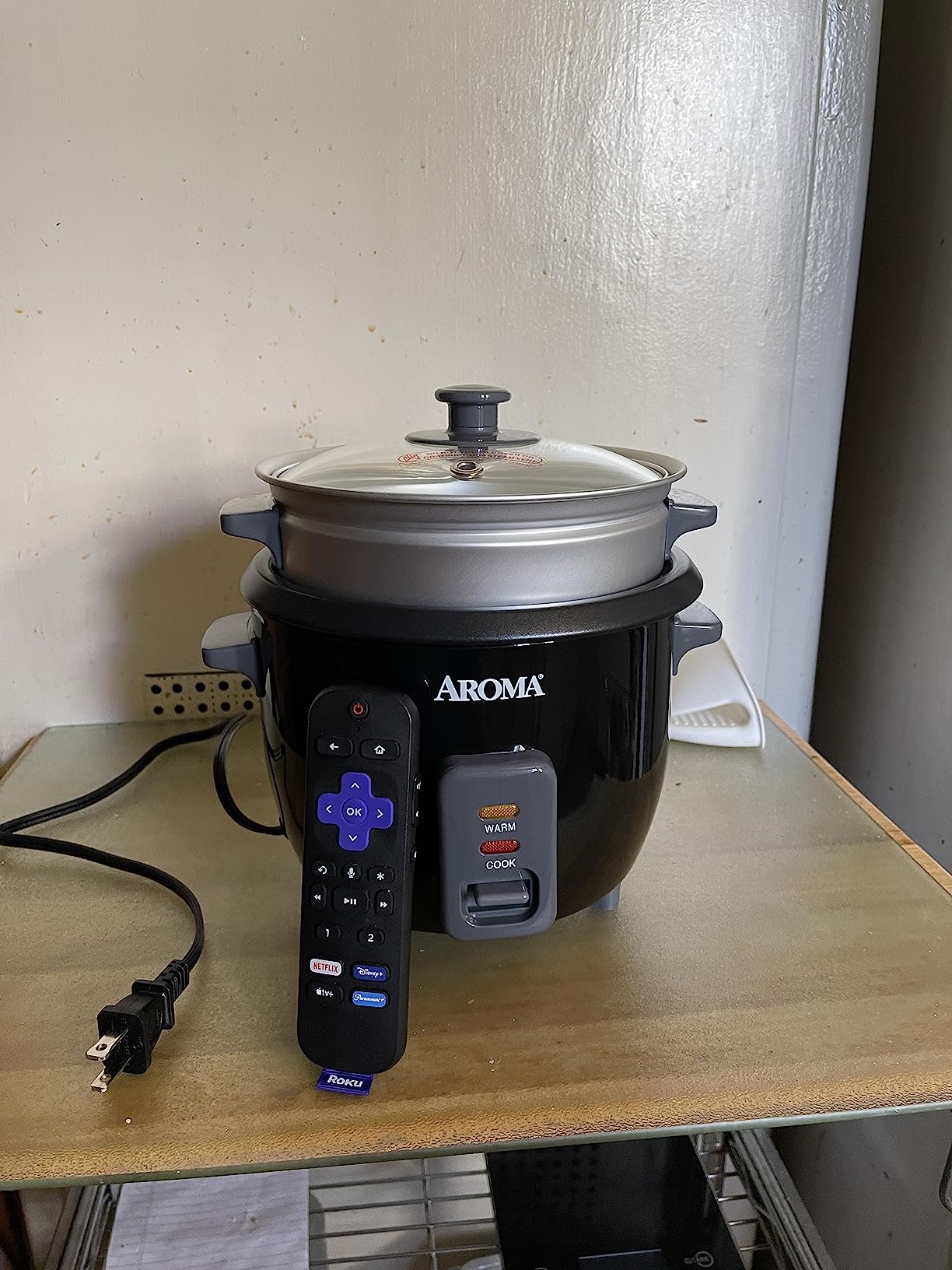 Aroma Housewares ARC-363-1NGB 3 Uncooked/6 Cups Cooked Rice Cooker, Steamer, Multicooker, 2-6 cups, Black customer photo 2