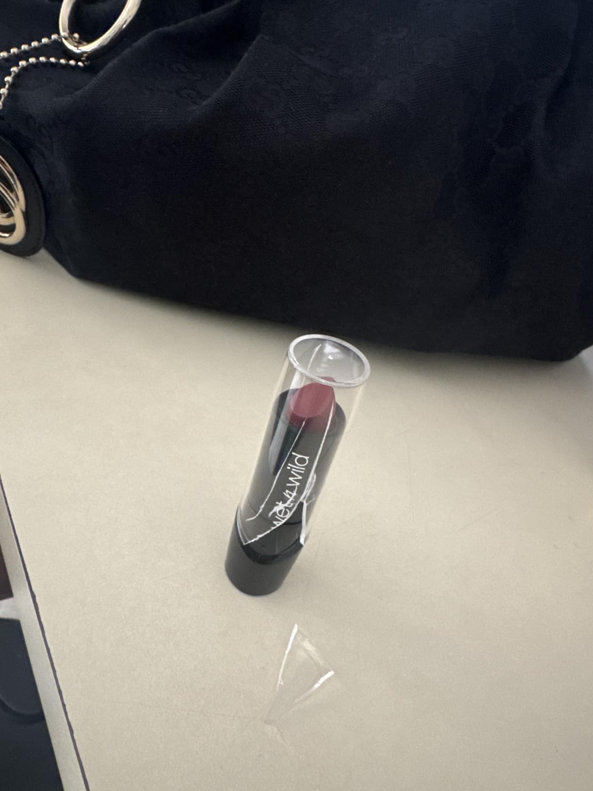 wet n wild Silk Finish Lipstick, Hydrating Rich Buildable Lip Color, Formulated with Vitamins A,E, & Macadamia for Ultimate Hydration, Cruelty-Free & Vegan - In The Near Fuchsia customer photo 1