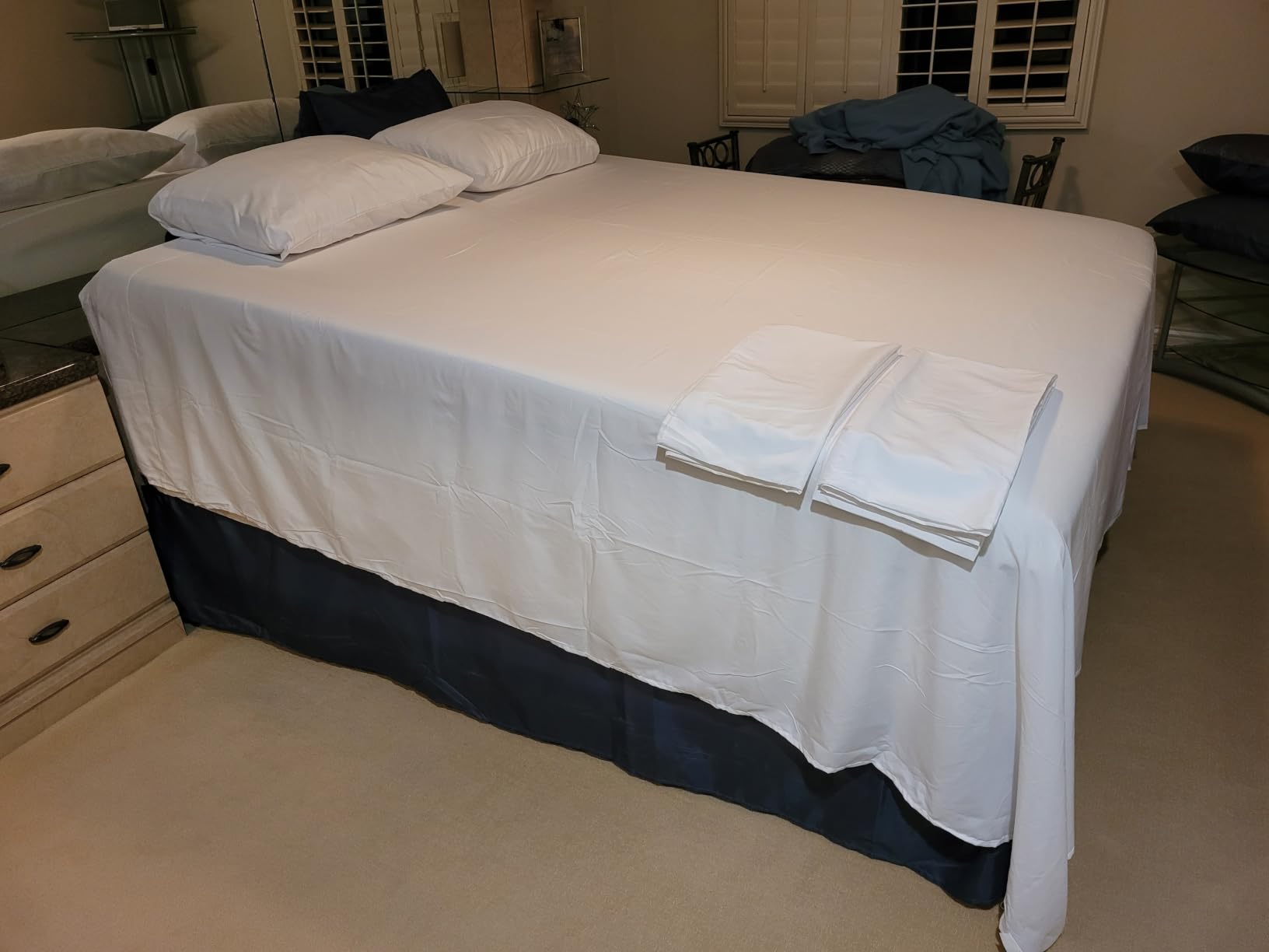CGK Extra Deep Queen Sheet Set - 6pc Cooling Sheets - Grey customer photo 1