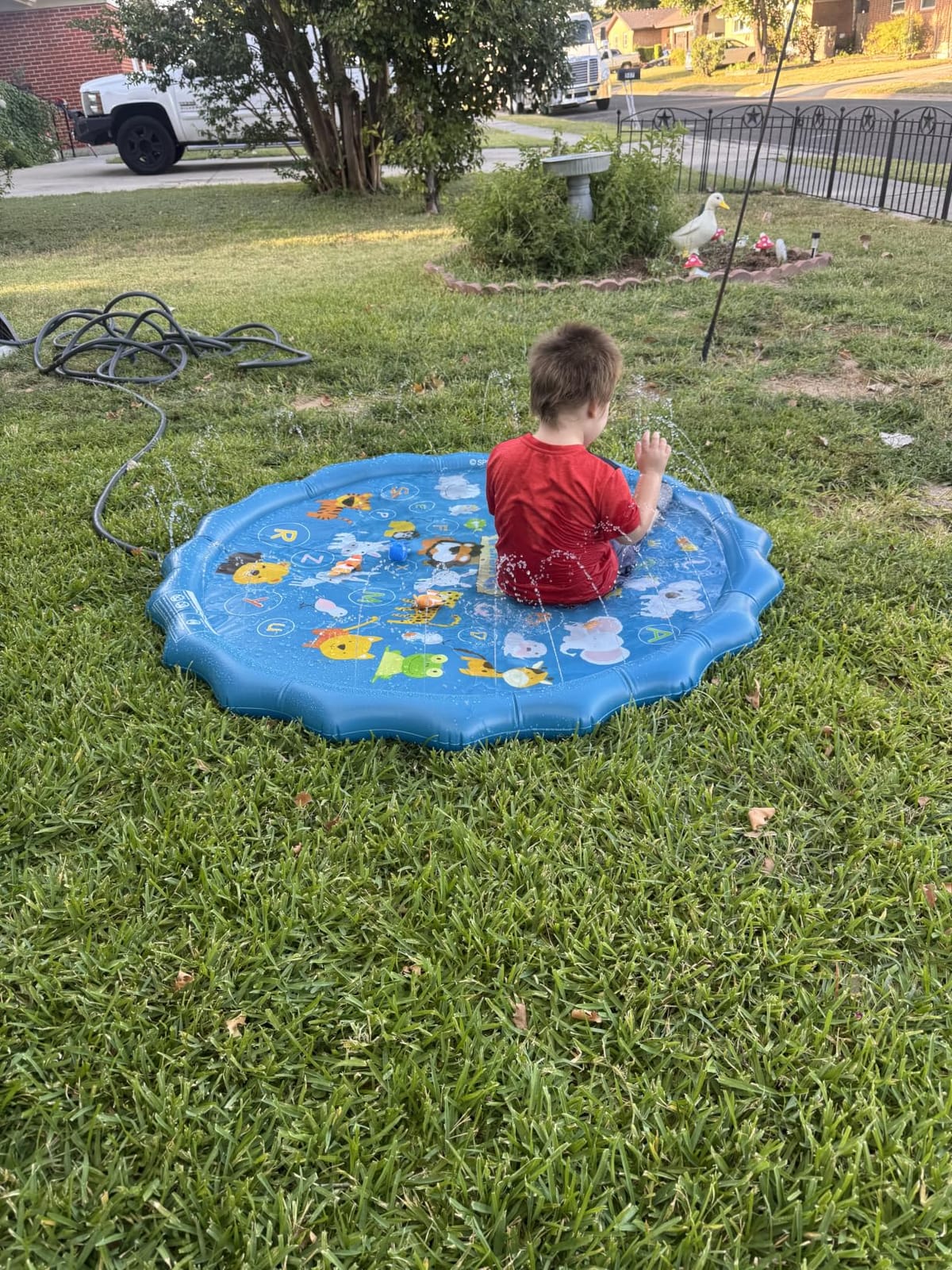 SplashEZ 3-in-1 Splash Pad, Sprinkler for Kids & Baby Pool for Learning customer photo 2
