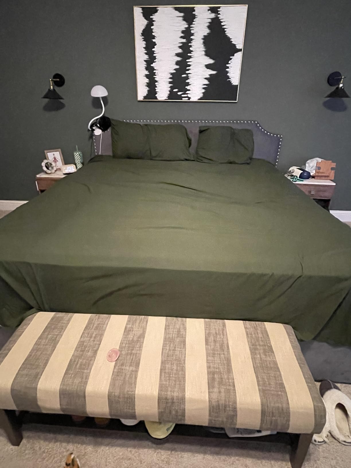 Bedsure Queen Sheet Set - 4 Pieces Soft, Breathable, Cooling Bed Sheets customer photo 2