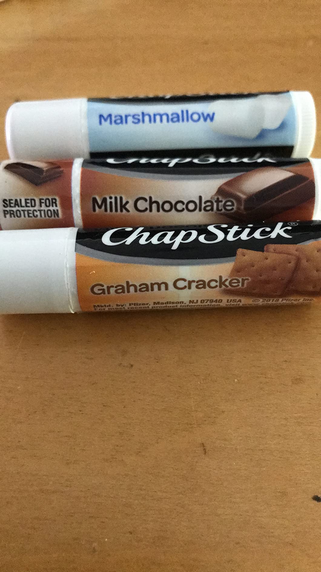 ChapStick S'more Collection Variety Pack Lip Balm Tube, Lip Care, 0.15 Ounce (Pack of 3) customer photo 1