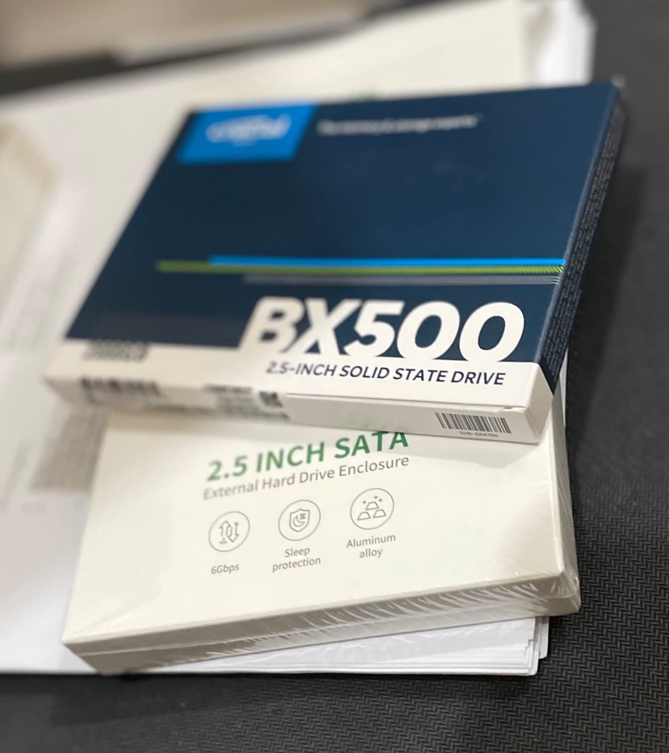 Crucial BX500 2TB 3D NAND SATA 2.5-Inch Internal SSD, up to 540MB/s - CT2000BX500SSD1, Solid State Drive customer photo 1
