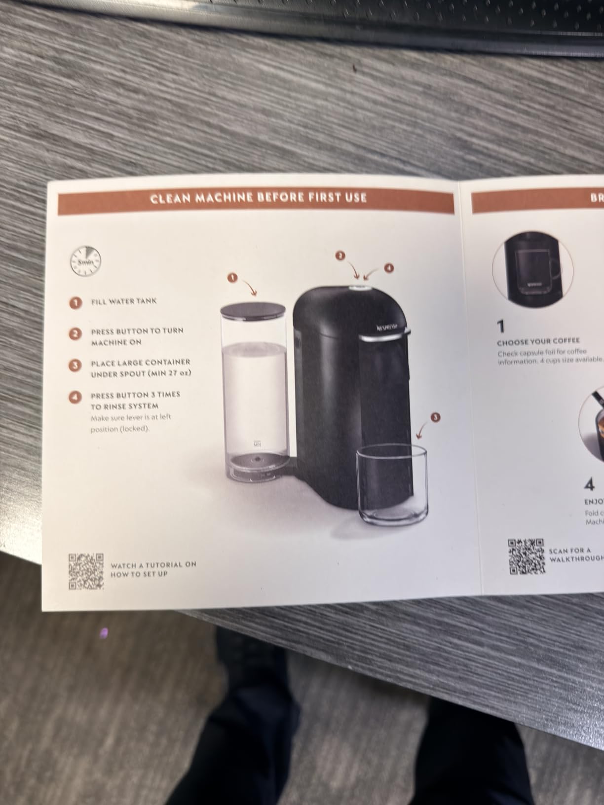Nespresso Vertuo Next Coffee and Espresso Machine by De'Longhi with Milk Frother, 8 ounces, Dark Grey customer photo 1