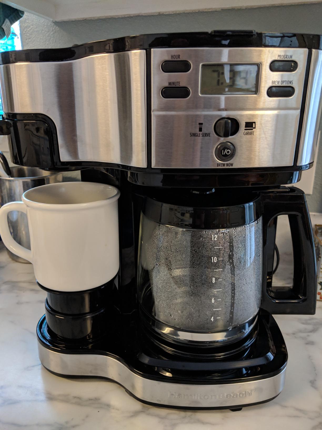 Hamilton Beach 2-Way Programmable Coffee Maker & Single Serve Coffee Maker customer photo 1