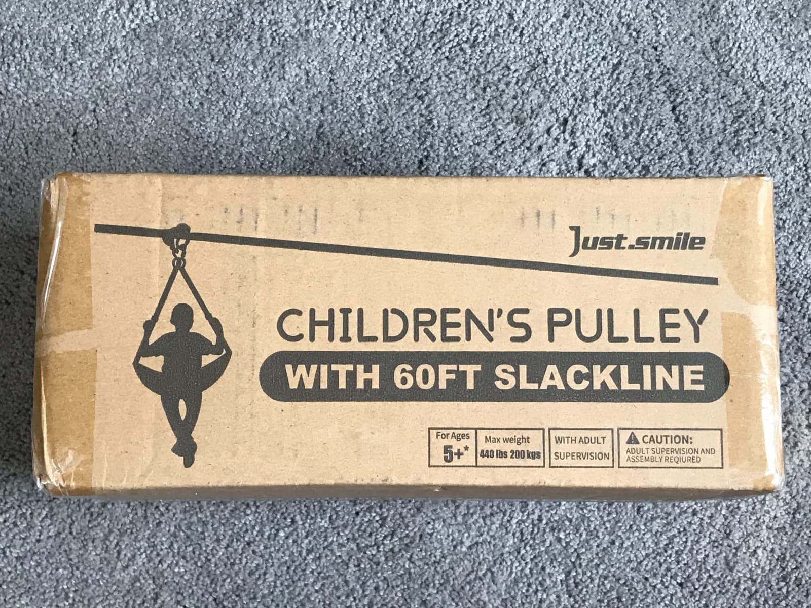 Zip ine Kit for Kids,Stainless steellackline Pulley Slider with Swing seat Zip line,Kids Zipline kit for Backyard with 60ft Ninja Slackline customer photo 1
