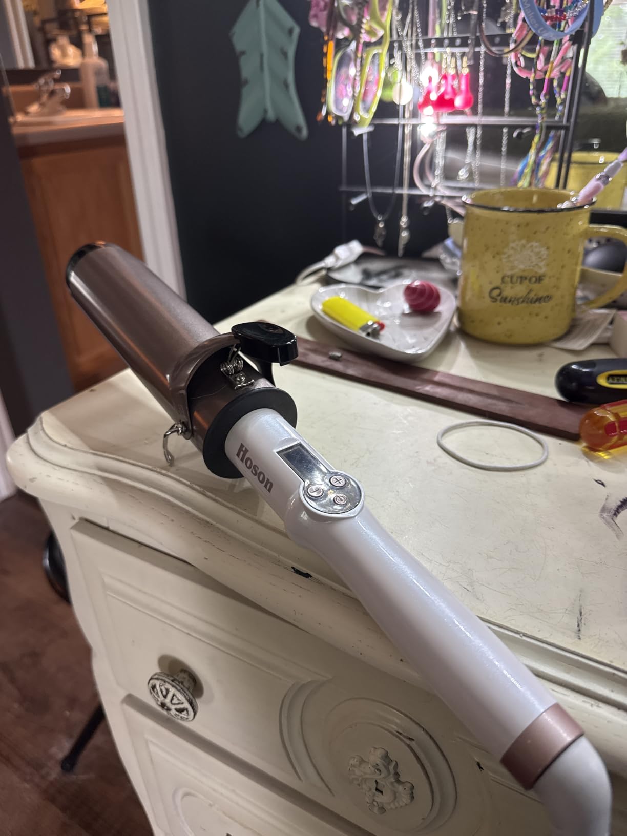 Hoson 1 1/2 Inch Curling Iron Large Barrel 1.5 Inch Ceramic Long Barrel customer photo 1