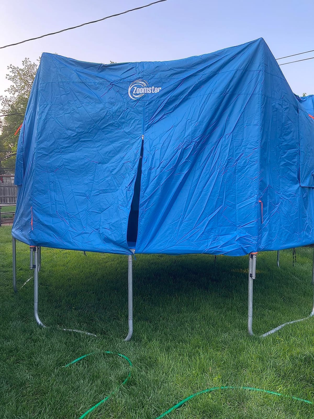 14FT Trampoline Tent Cover, Fits for 6 Straight Pole Round Trampoline (Tent Only) customer photo 2