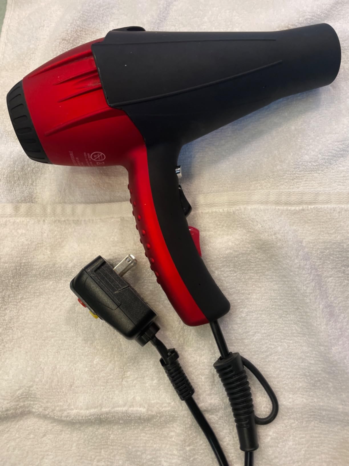 Professional Ionic Curly Hair Dryer with Diffuser, Black customer photo 1