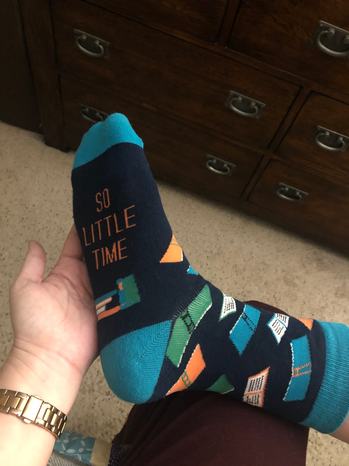 Lavley Book Socks for Men and Women Gifts for Readers and Book Lovers customer photo 2