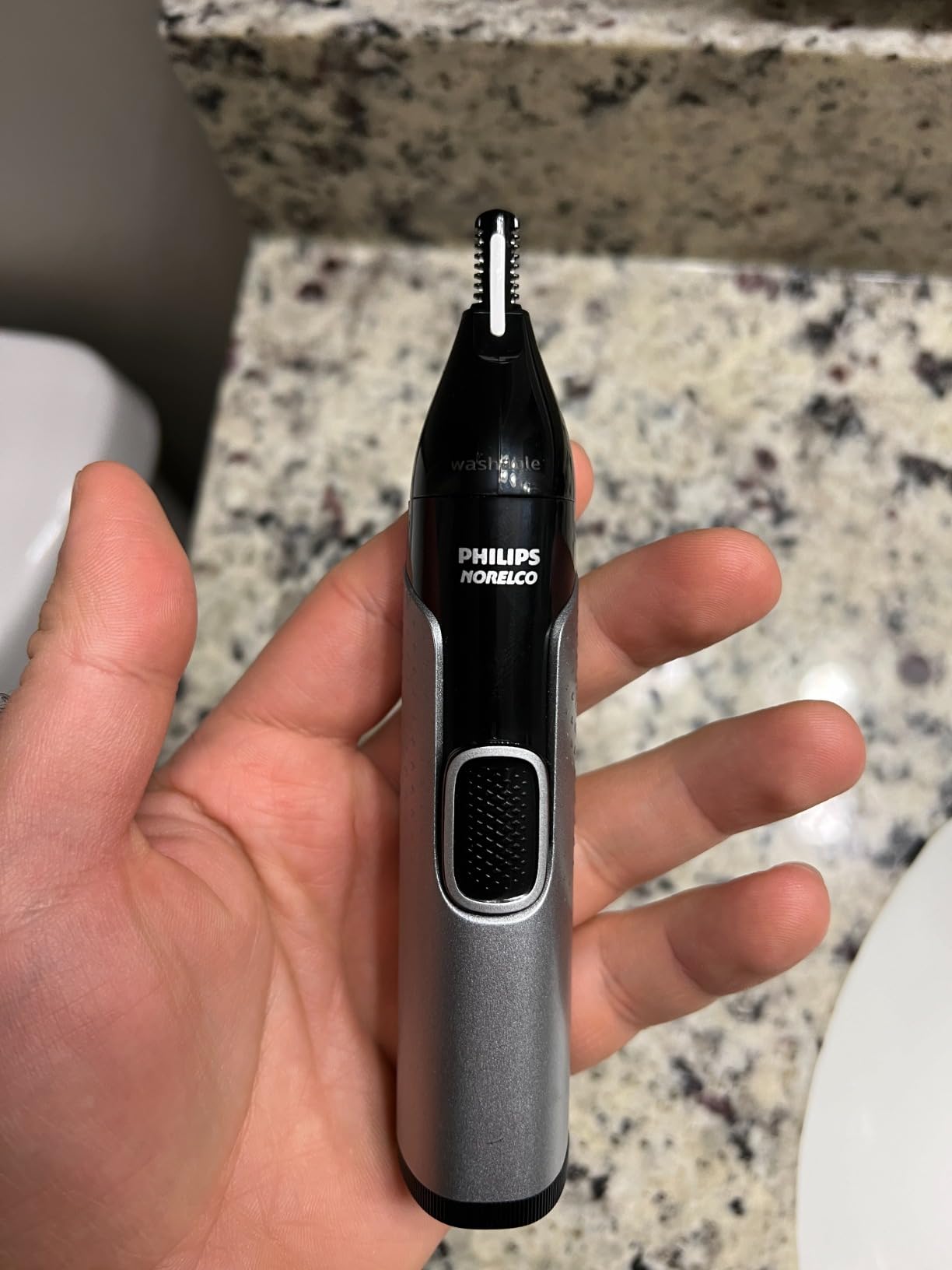 Norelco Philips Nose Trimmer 5000 for Nose, Ears, Eyebrows & Details customer photo 2