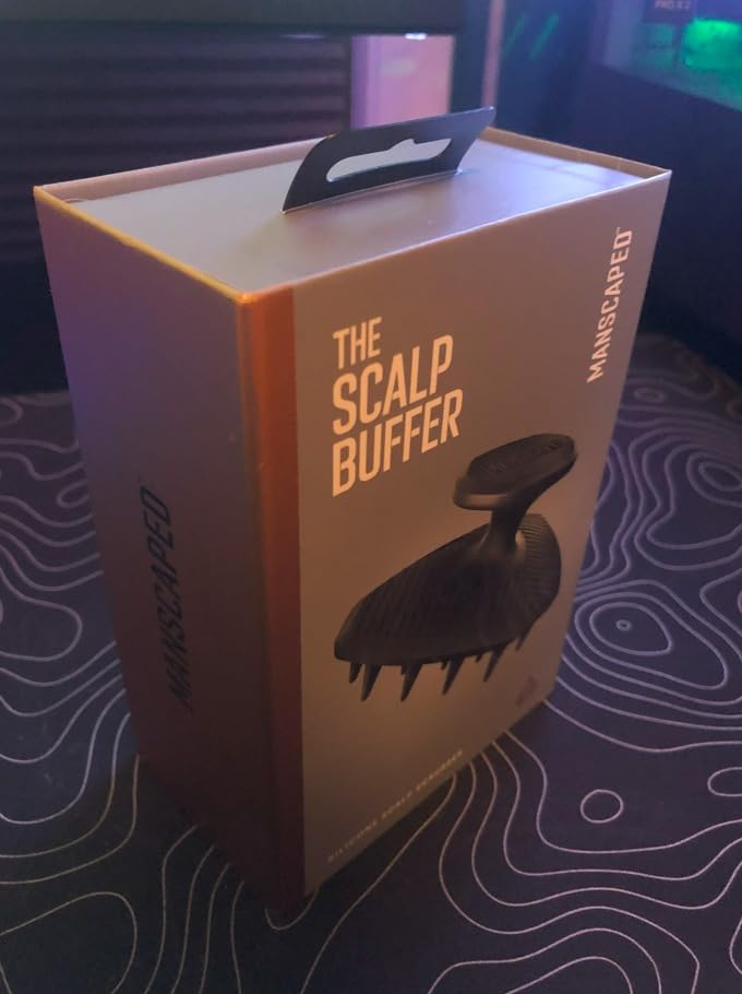 MANSCAPED® The Scalp Buffer Men’s Silicone Head Scrubber customer photo 1