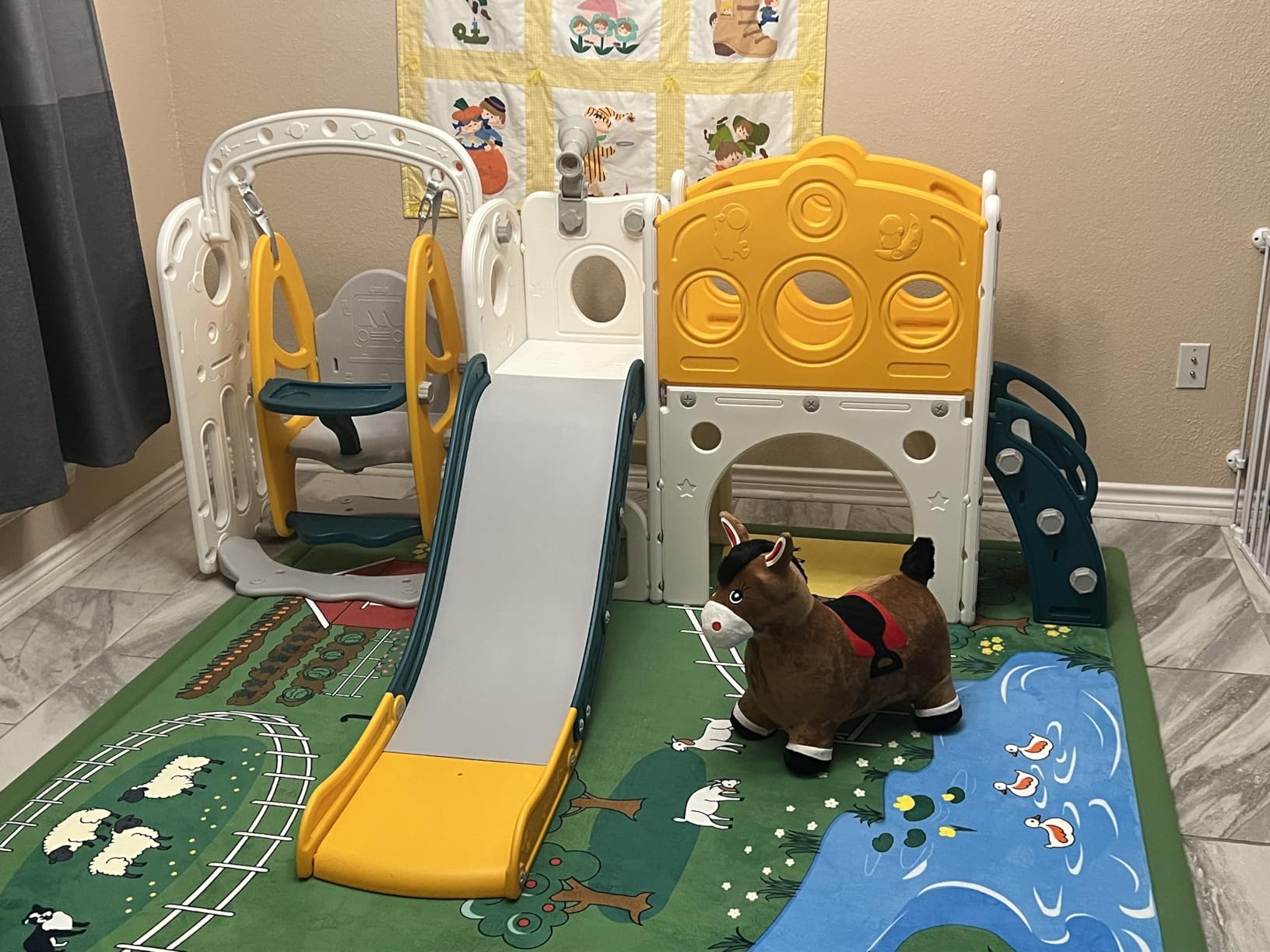DOREROOM Toddler Slide, Swing and Slide for Toddlers Kids Age 1-3 customer photo 2