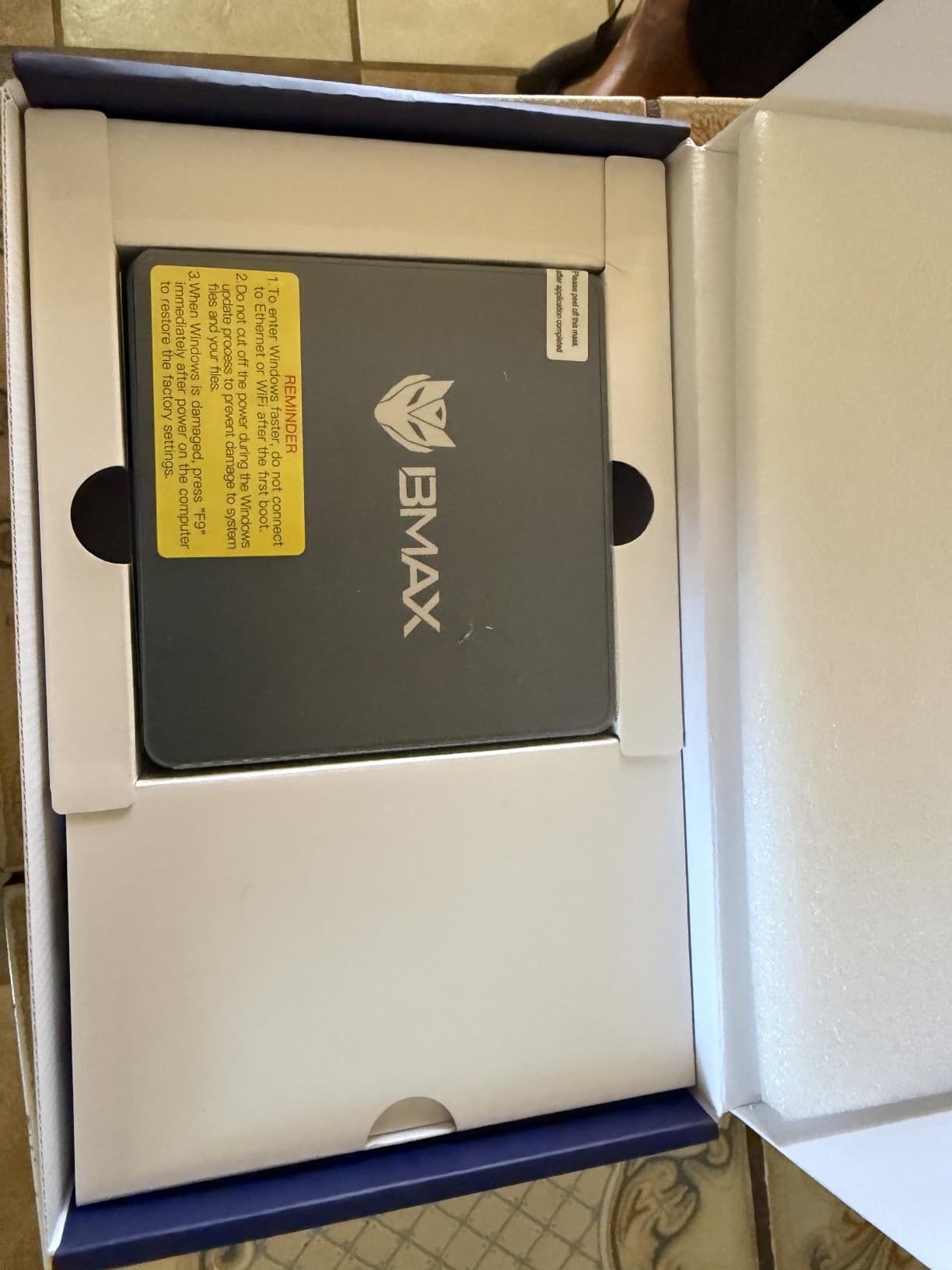 Bmax Mini PC, Intel N4500 Processor Up to 2.8GHz, 8GB RAM 256GB M.2 SSD, Windows 11 Pro Mini Desktop Computer, Dual 4K Display, WiFi 5, VESA Mount, for Office, Home Business & HTPC, B3 Pro customer photo 1