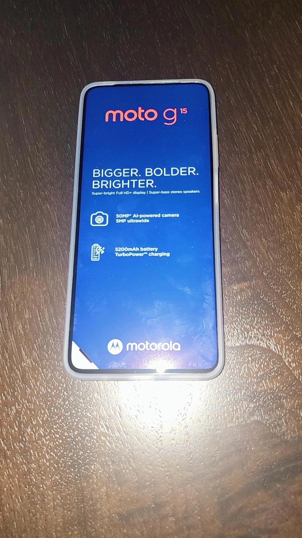 Motorola Moto G15 4G LTE (XT2521-2) 4+256GB Dual Sim | GSM Unlocked | International Model | for T-Mobile, Metro PCS, Mint & Tello - (Gray) customer photo 1